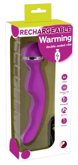 You2Toys - Rozgrzewający, dwustronny wibrator You2Toys