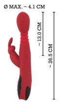 You2Toys - Wibrator silikonowy - króliczek - podwójny You2Toys