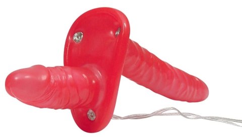 Bad Kitty - Strap-on Z 2 Wibratorami Czerwone Bad Kitty Bad Kitty - Strap-on Z 2 Wibratorami Czerwone Bad Kitty