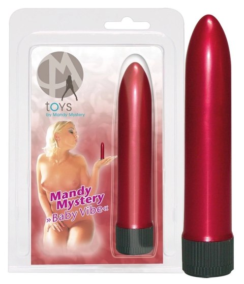 Mandy Mystery - Baby Vibe - Gładki Mini Wibrator Czerwony Mandy Mystery Mandy Mystery - Baby Vibe - Gładki Mini Wibrator Czerwony Mandy Mystery
