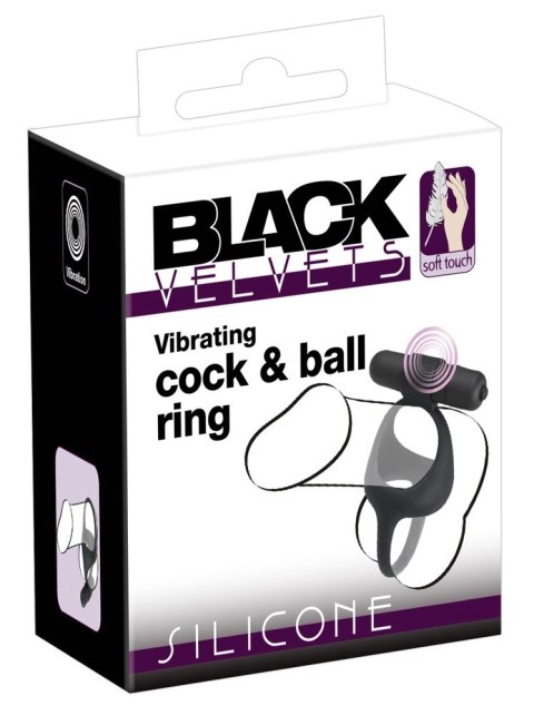 Pierścień Na Penisa I Jądra Z Mini Wibratorem - Black Velvets Black Velvets Pierścień Na Penisa I Jądra Z Mini Wibratorem - Black Velvets Black Velvets