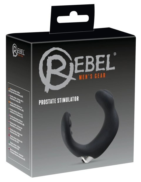 Rebel - Wibrator Prostaty W Kształcie Litery C Czarny Rebel Rebel - Wibrator Prostaty W Kształcie Litery C Czarny Rebel
