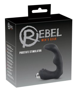 Rebel - Wibrator Prostaty W Kształcie Litery L Czarny Rebel