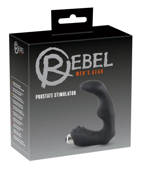 Rebel - Wibrator Prostaty W Kształcie Litery L Czarny Rebel Rebel - Wibrator Prostaty W Kształcie Litery L Czarny Rebel