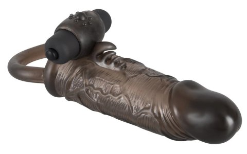 Rebel - Wibrująca Nakładka Na Penisa Z Pierścieniem Jąder 16cm Rebel Rebel - Wibrująca Nakładka Na Penisa Z Pierścieniem Jąder 16cm Rebel
