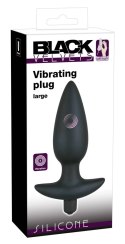 Wibrująca Wtyczka Analna Z Uchwytem Duża(17cm) - Black Velvets Black Velvets