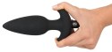 Wibrująca Wtyczka Analna Z Uchwytem Duża(17cm) - Black Velvets Black Velvets