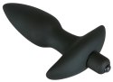Wibrująca Wtyczka Analna Z Uchwytem Średnia(15cm) - Black Velvets Black Velvets