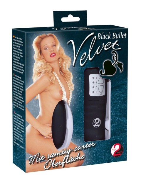 You2Toys - Jajeczko wibrujące + pilot zdalnie sterowany Velvet You2Toys You2Toys - Jajeczko wibrujące + pilot zdalnie sterowany Velvet You2Toys