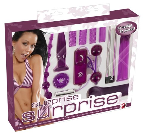 You2Toys - Zestaw niespodzianek - korek analny - kulki analne - nakładki na penisa You2Toys You2Toys - Zestaw niespodzianek - korek analny - kulki analne - nakładki na penisa You2Toys