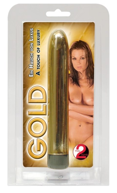You2Toys - Złoty - elegancki wibrator You2Toys You2Toys - Złoty - elegancki wibrator You2Toys