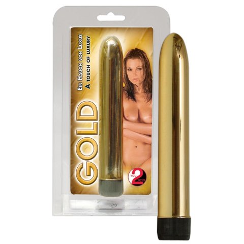 You2Toys - Złoty - elegancki wibrator You2Toys You2Toys - Złoty - elegancki wibrator You2Toys