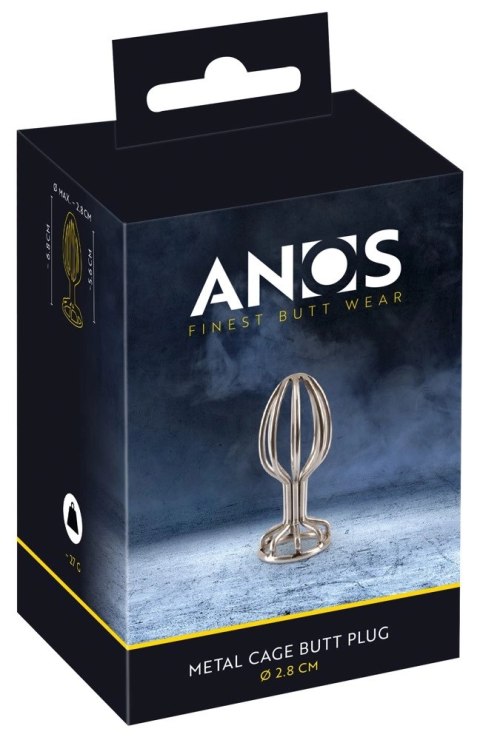 Anos - Stalowy Pusty Korek Analny Srebrny 2.8 CM ANOS Anos - Stalowy Pusty Korek Analny Srebrny 2.8 CM ANOS
