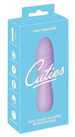 Cuties - Poręczny Mini Wibrator Spiralne Rowki Fioletowy Cuties