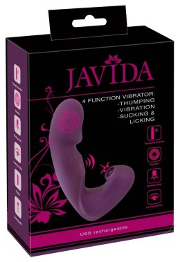 Javida - 4 Funkcyjny Wibrator Do Podwójnej Stymulacji JAVIDA