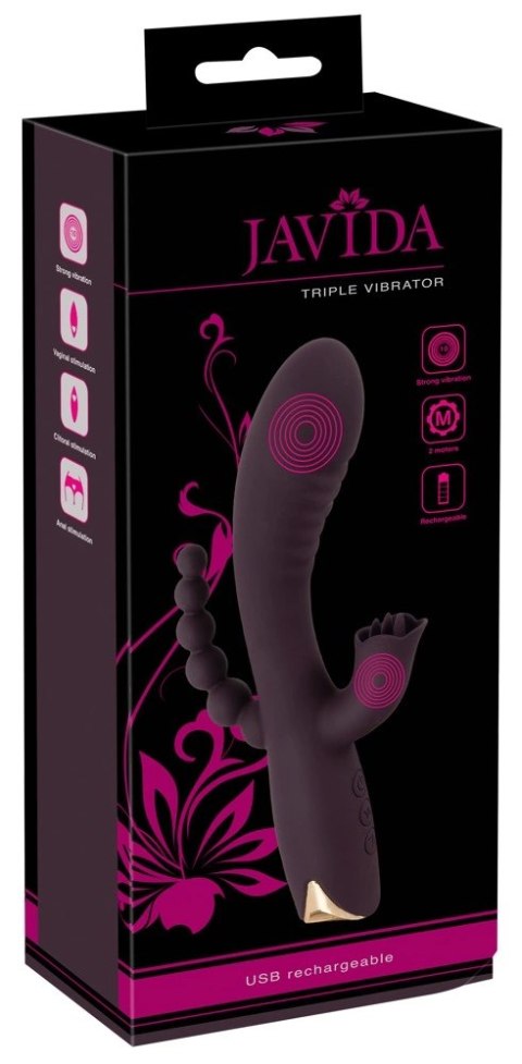 Javida - Potrójny Wibrator Z Triple Vibe Fioletowy JAVIDA