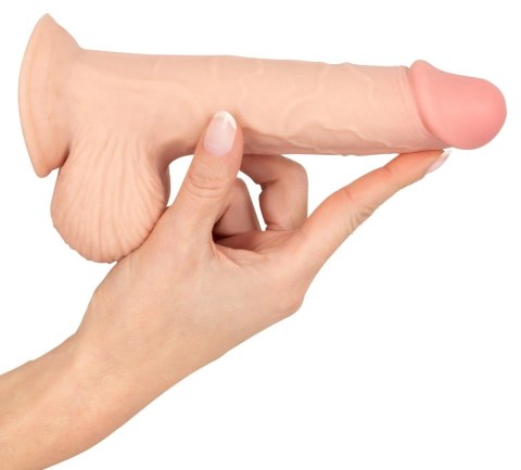 Nature Skin - Elastyczne Naturalne Dildo Z Ruchomą Skórą 18,7 cm Nature Skin Nature Skin - Elastyczne Naturalne Dildo Z Ruchomą Skórą 18,7 cm Nature Skin