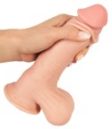 Nature Skin - Elastyczne Naturalne Dildo Z Ruchomą Skórą 19,9 cm Nature Skin