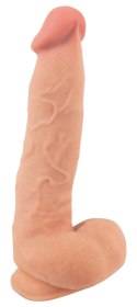 Nature Skin - Elastyczne Naturalne Dildo Z Ruchomą Skórą 24,7 cm Nature Skin