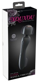 XOUXOU - Dwustronny Masażer Z Elektrostymulacją E-Stim Wand & Vibrator XOUXOU
