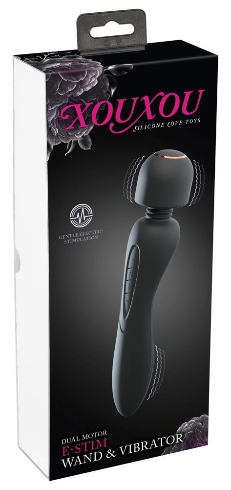 XOUXOU - Dwustronny Masażer Z Elektrostymulacją E-Stim Wand & Vibrator XOUXOU XOUXOU - Dwustronny Masażer Z Elektrostymulacją E-Stim Wand & Vibrator XOUXOU