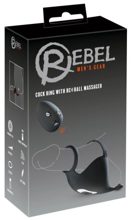Rebel - Pierścień Erekcyjny Ze Stymulatorem Jąder Cock ring with RC Ball Rebel