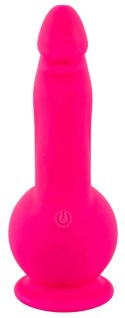 Sweet Smile - Różowy Wibrator Z Przyssawką 19 cm Powerful Vibrator Sweet Smile