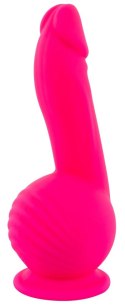 Sweet Smile - Różowy Wibrator Z Przyssawką 19 cm Powerful Vibrator Sweet Smile