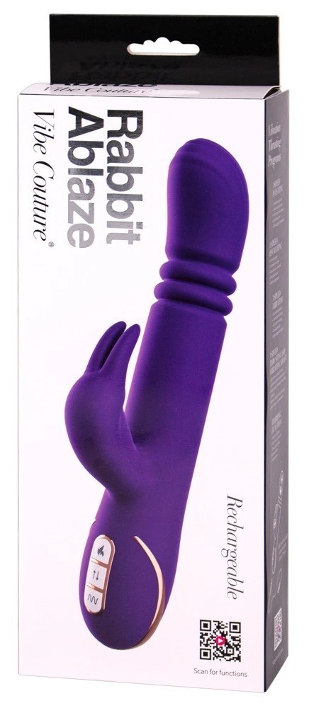 Vibe Couture - Elastyczny Wibrator Ablaze Króliczek Fioletowy Vibe Couture
