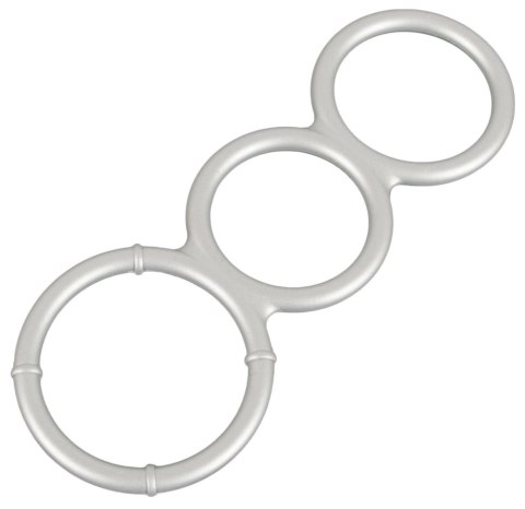 You2Toys - Metaliczny, silikonowy pierścień erekcyjny You2Toys You2Toys - Metaliczny, silikonowy pierścień erekcyjny You2Toys