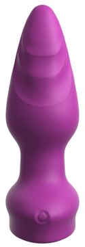 3some - Wibrujący Korek Analny Z Przyssawką 12cm Threesome