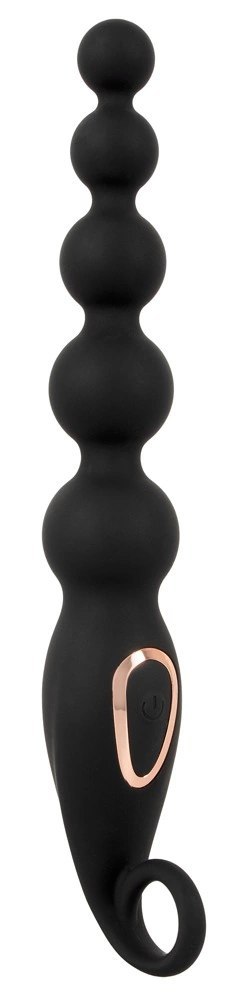 ANOS - Silikonowy Kulkowy Wibrator Analny 22 CM Czarny ANOS ANOS - Silikonowy Kulkowy Wibrator Analny 22 CM Czarny ANOS