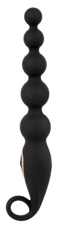 ANOS - Silikonowy Kulkowy Wibrator Analny 22 CM Czarny ANOS