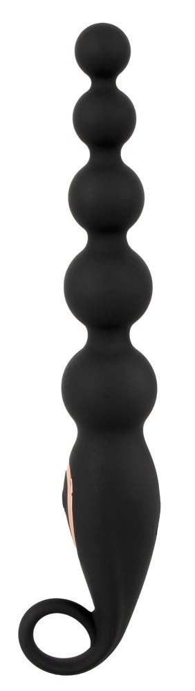 ANOS - Silikonowy Kulkowy Wibrator Analny 22 CM Czarny ANOS ANOS - Silikonowy Kulkowy Wibrator Analny 22 CM Czarny ANOS