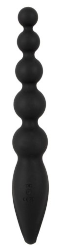 ANOS - Silikonowy Kulkowy Wibrator Analny 22 CM Czarny ANOS