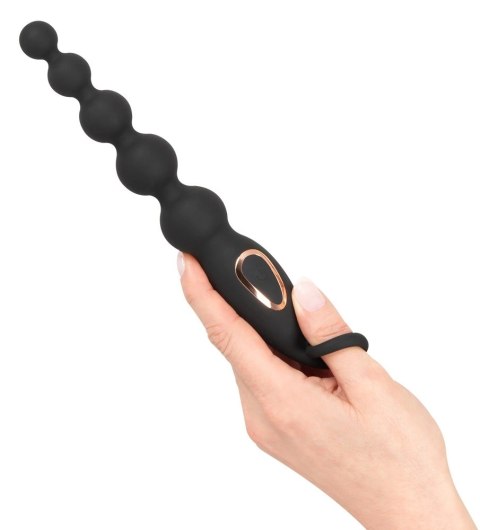 ANOS - Silikonowy Kulkowy Wibrator Analny 22 CM Czarny ANOS ANOS - Silikonowy Kulkowy Wibrator Analny 22 CM Czarny ANOS