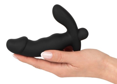 ANOS - Silikonowy Wibrator Prostaty 14 CM Czarny ANOS ANOS - Silikonowy Wibrator Prostaty 14 CM Czarny ANOS