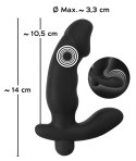 ANOS - Silikonowy Wibrator Prostaty 14 CM Czarny ANOS