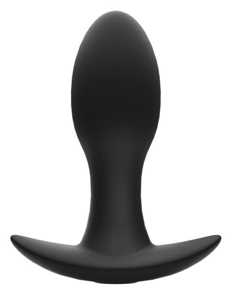ANOS - Silikonowy Wibrujący Mini Plug Analny Czarny ANOS ANOS - Silikonowy Wibrujący Mini Plug Analny Czarny ANOS