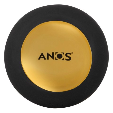 ANOS - Silikonowy Wibrujący Plug Analny Z Pilotem Czarny ANOS ANOS - Silikonowy Wibrujący Plug Analny Z Pilotem Czarny ANOS