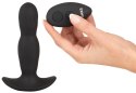 ANOS - Wibrujący Plug Analny 10 Trybów Wibracji 2 Funkcje Pompki Czarny ANOS