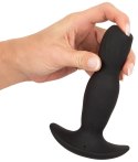ANOS - Wibrujący Plug Analny 10 Trybów Wibracji 2 Funkcje Pompki Czarny ANOS