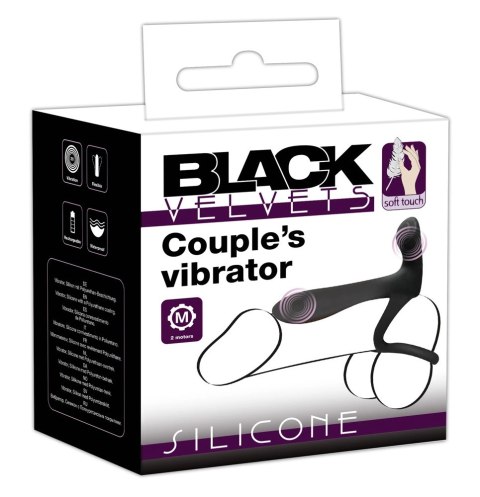 Black Velvets - Pierścień Na Penisa Ze Stymulatorem Łechtaczki 14 Cm Black Velvets Black Velvets - Pierścień Na Penisa Ze Stymulatorem Łechtaczki 14 Cm Black Velvets