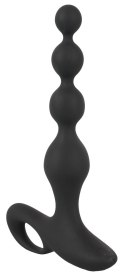 Black Velvets - Silikonowe Koraliki Analne Z 10 Trybami Wibracji Czarne Black Velvets