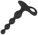 Black Velvets - Silikonowe Koraliki Analne Z 10 Trybami Wibracji Czarne Black Velvets