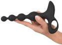 Black Velvets - Silikonowe Koraliki Analne Z 10 Trybami Wibracji Czarne Black Velvets