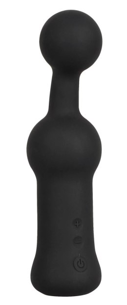 Black Velvets - Wibrator Prostaty Silikonowy Z Końcówką Kulki Czarny Black Velvets