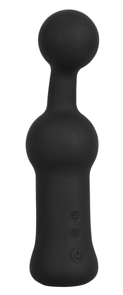 Black Velvets - Wibrator Prostaty Silikonowy Z Końcówką Kulki Czarny Black Velvets Black Velvets - Wibrator Prostaty Silikonowy Z Końcówką Kulki Czarny Black Velvets