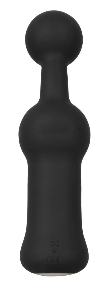 Black Velvets - Wibrator Prostaty Silikonowy Z Końcówką Kulki Czarny Black Velvets Black Velvets - Wibrator Prostaty Silikonowy Z Końcówką Kulki Czarny Black Velvets