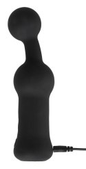 Black Velvets - Wibrator Prostaty Silikonowy Z Końcówką Kulki Czarny Black Velvets